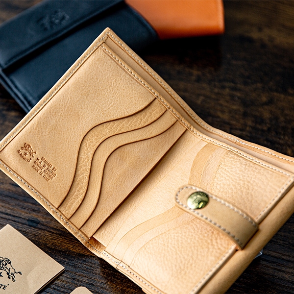 イルビゾンテ 財布 Il Bisonte 二つ折り財布 小銭入れ付き レザー 本革