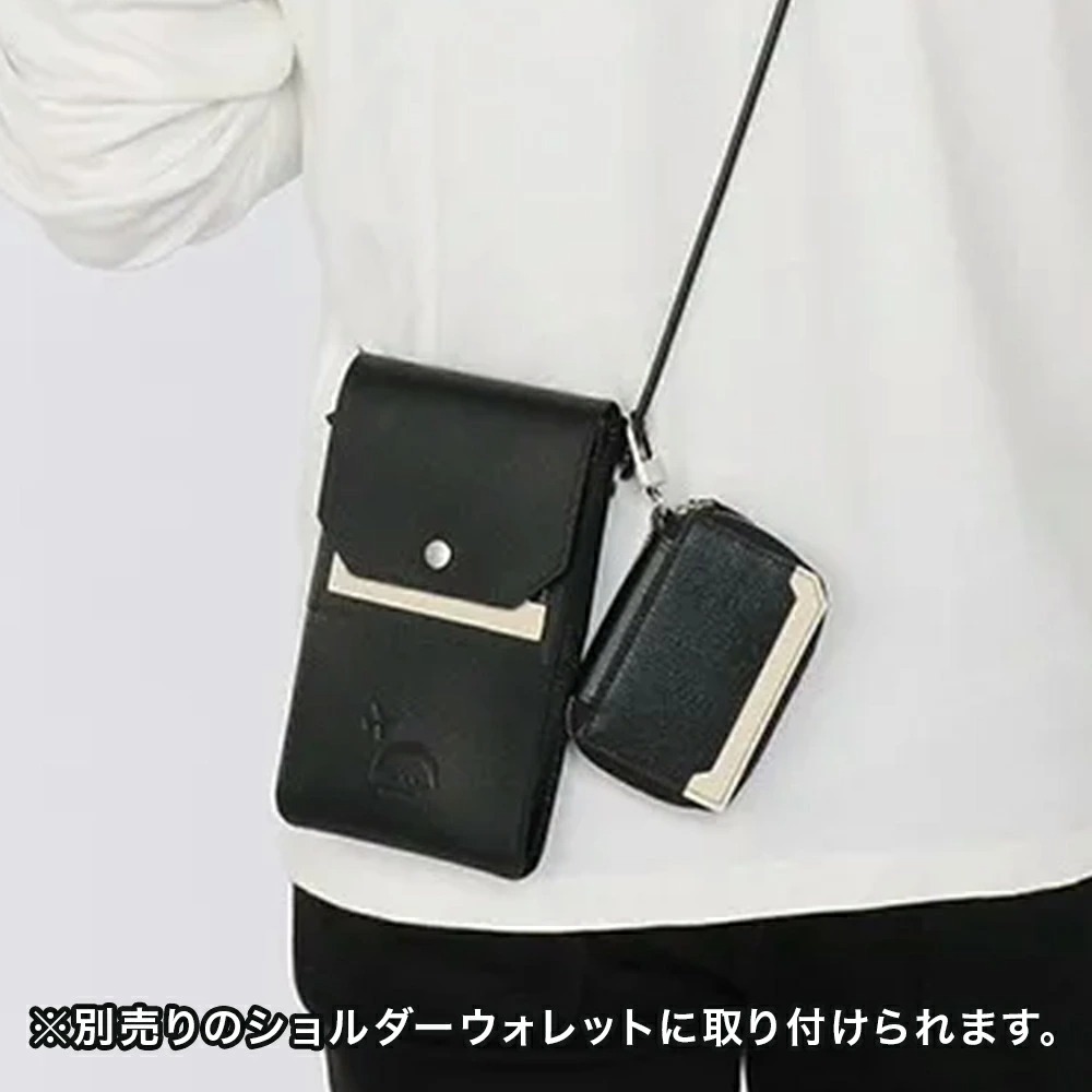 JALオリジナル] イタリア製 スマートWキーケース 鍵 カード入れ やぎ革