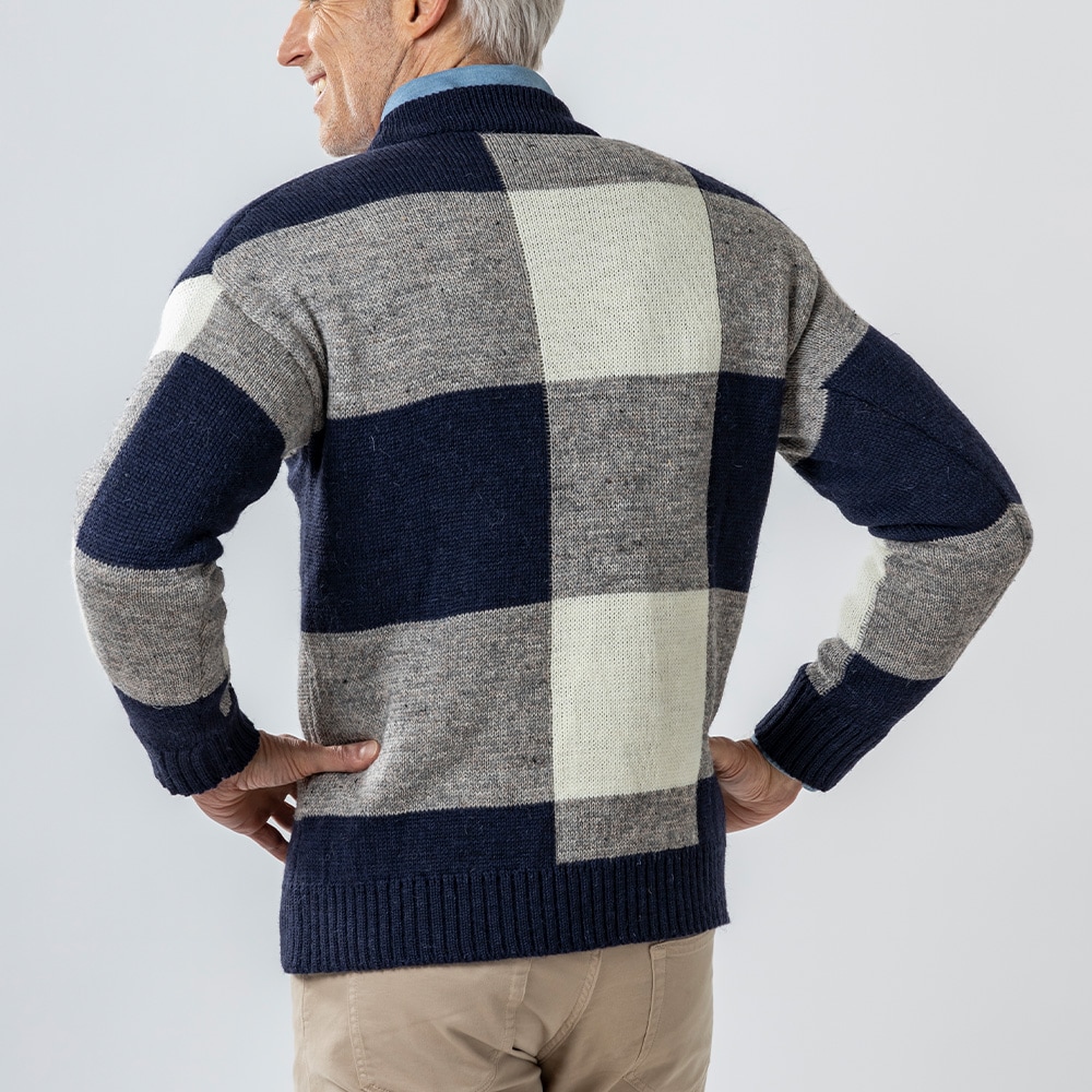 Glencroft/グレンクロフト】英国製 ブリティッシュウール ネイビー