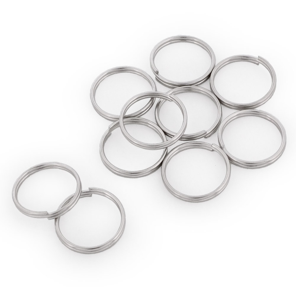 二重リング（巻放し） IR1.0×内15mm ニッケル｜パーツ材料の通販 大王