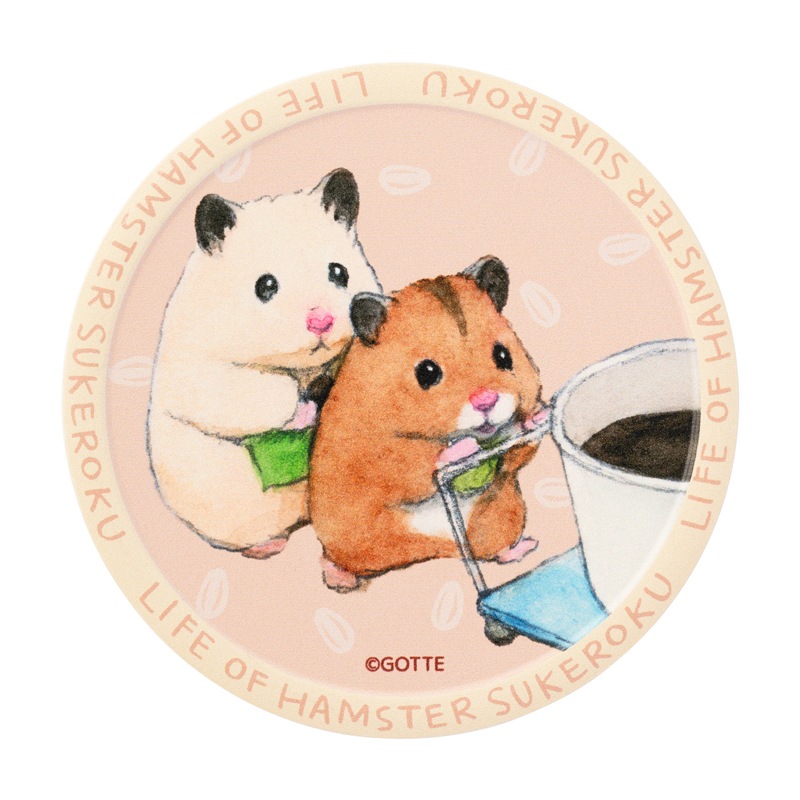 助六の日常 素焼きコースター (助六とジロ) | 助六の日常 | ゴリランド