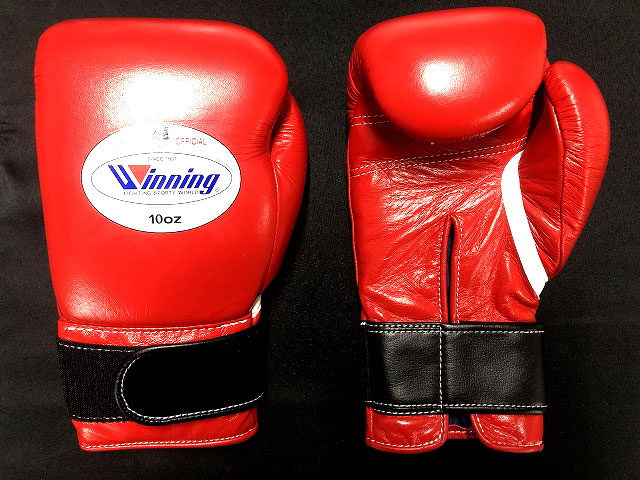 JABF日本ボクシング連盟公認試合用グローブ WINNING BOXING GLOVES RED