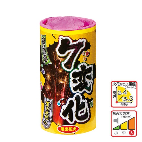 7変化 No300 | 噴出花火 | eはなびやさん│圧倒的な品揃え！単品から