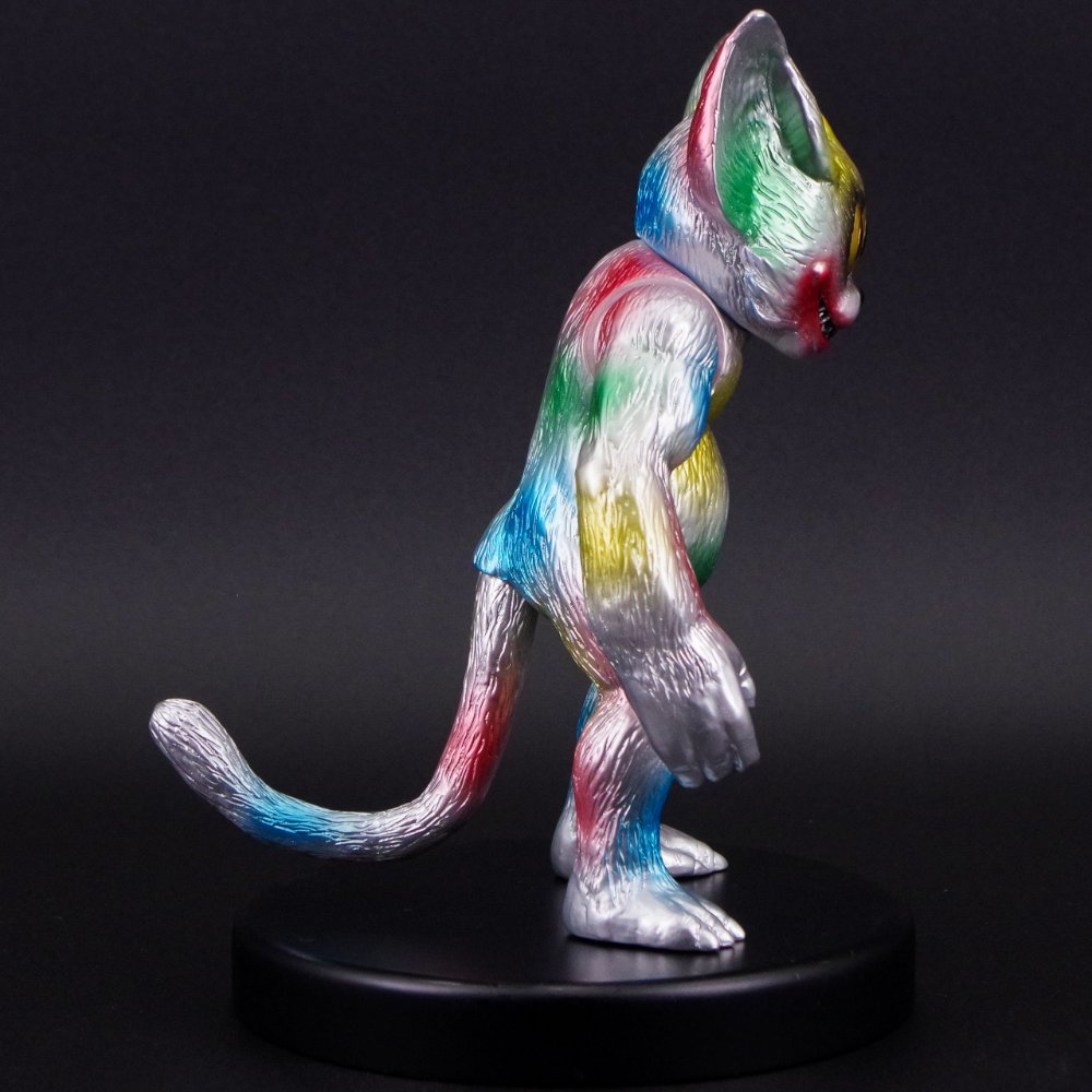 ソフビ/ART JUNKIE アートジャンキー/バイオレントキャット/シルバー