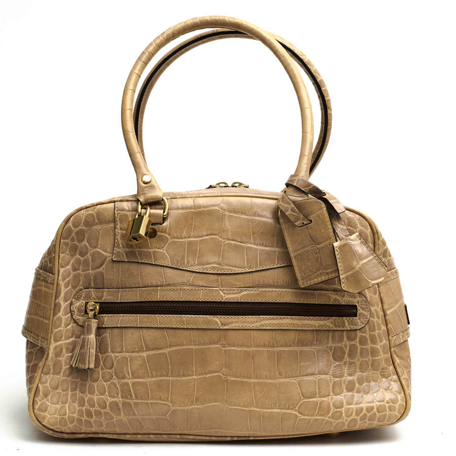 J＆M DAVIDSON VIVI / J＆Mデヴィッドソン 牛革 カウレザー クロコ型