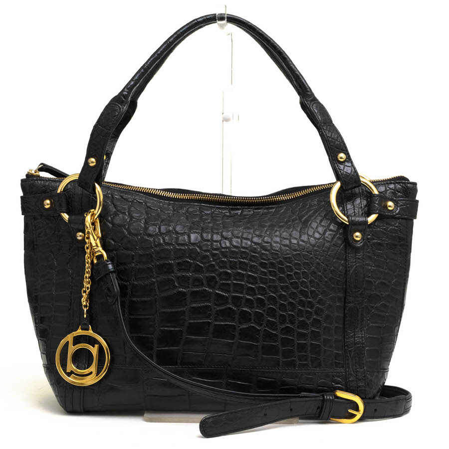 BEAUGRAND / ボーグラン JRA マットクロコダイル 2WAY ショルダー