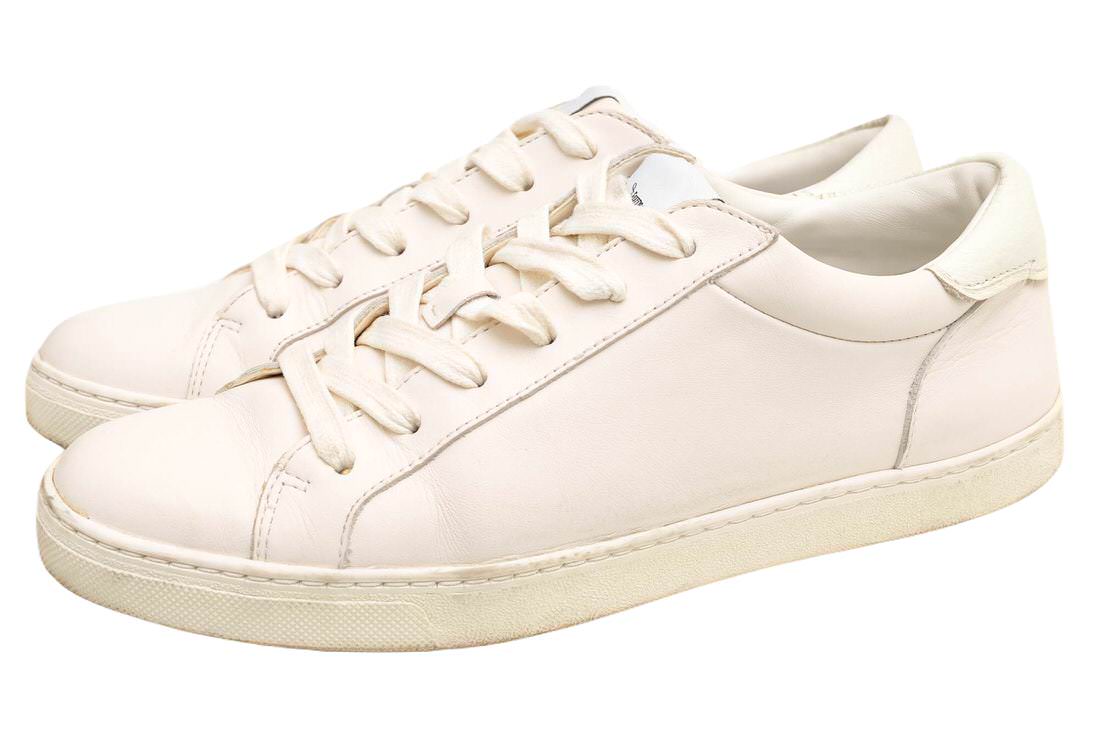 COACH FG1947 Low-Top Leather Sneakers / コーチ 牛革 ホワイト 白