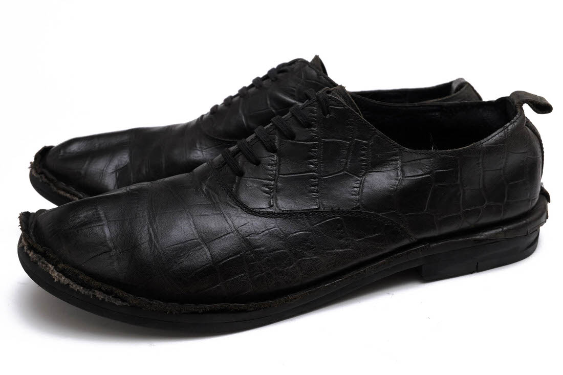 COMME des GARCONS / コムデギャルソン 牛革 サドルシューズ ブラック