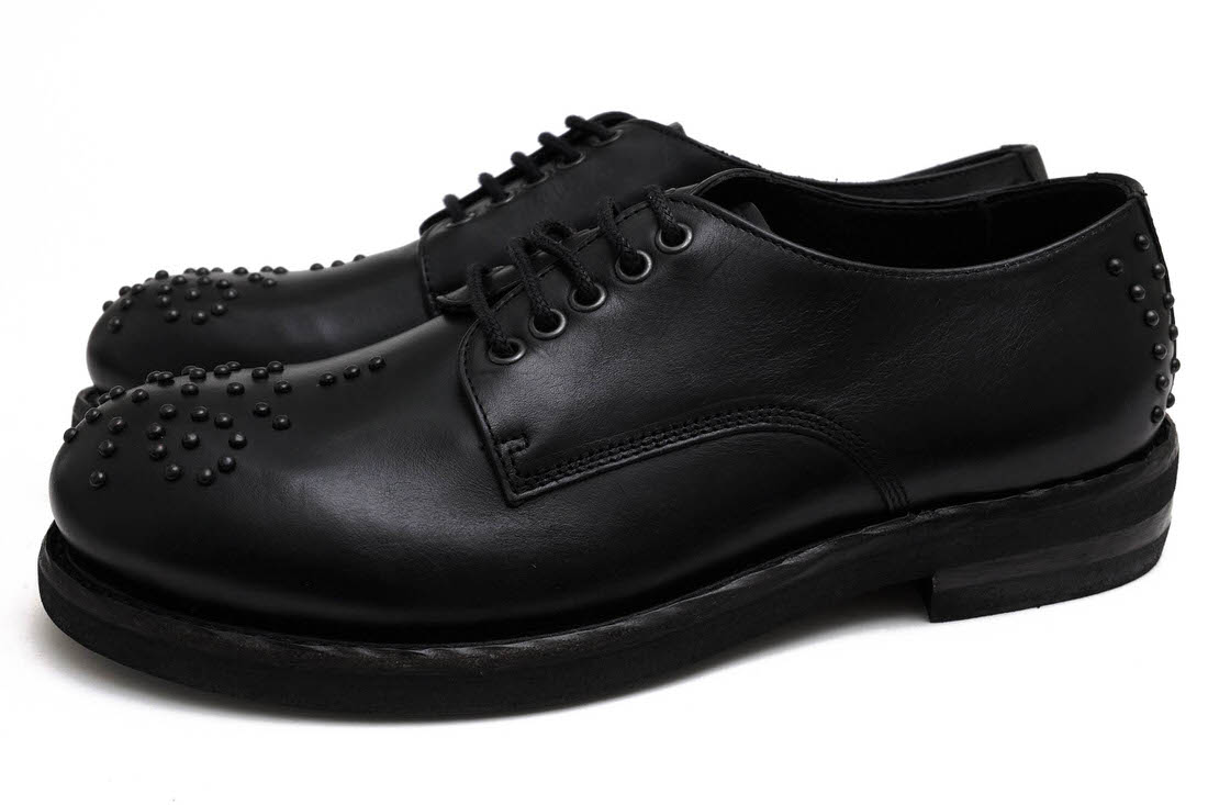 EMPORIO ARMANI X4C521 XF279 / アルマーニ 牛革 カーフ プレーントゥ