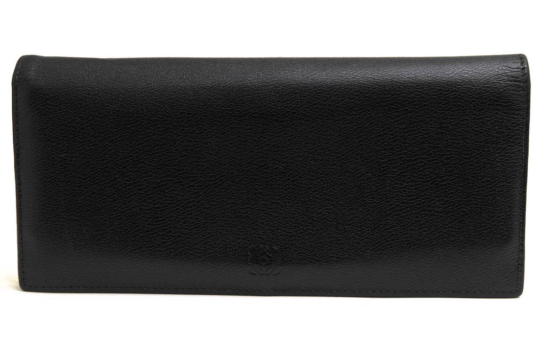 LOEWE / ロエベ パスポートケース 牛革 カーフ 小銭入れなし 札入れ