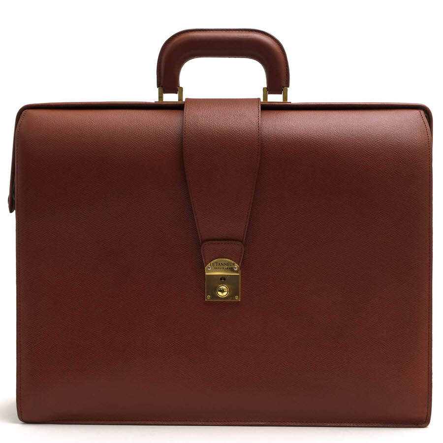 LE TANNEUR TCF4400 / ルタヌア ダレスバッグ 牛革 ブラウン 茶