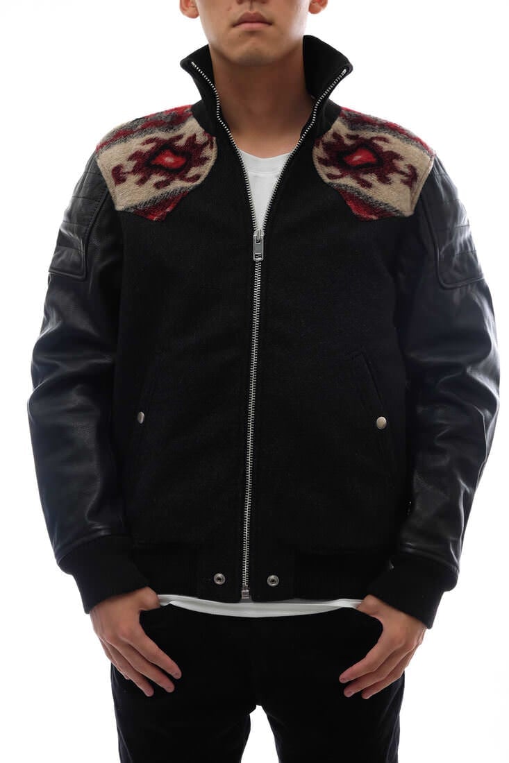 DIESEL RN93243 CA25594 L-PADH JACKET / ディーゼル 袖レザー