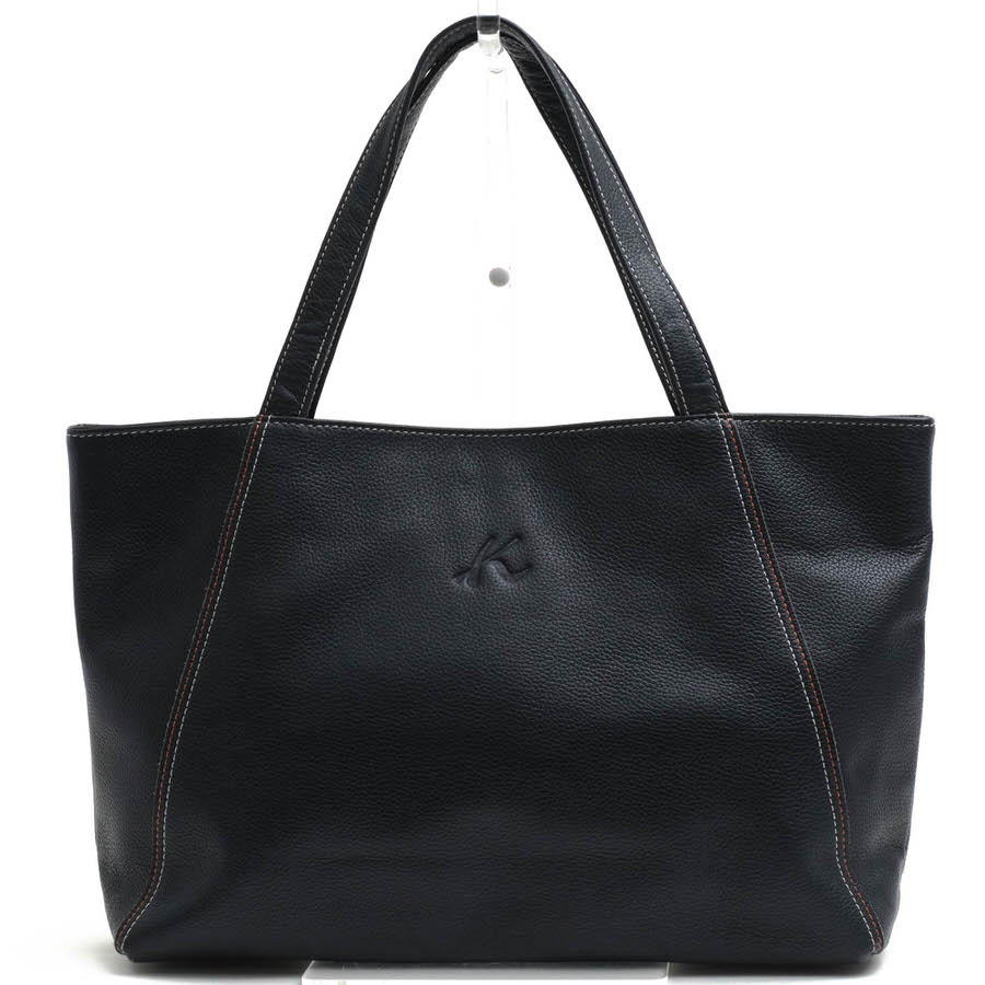 Kitamura Z-0504 / キタムラ 牛革 シボ革 シュリンクレザー ネイビー