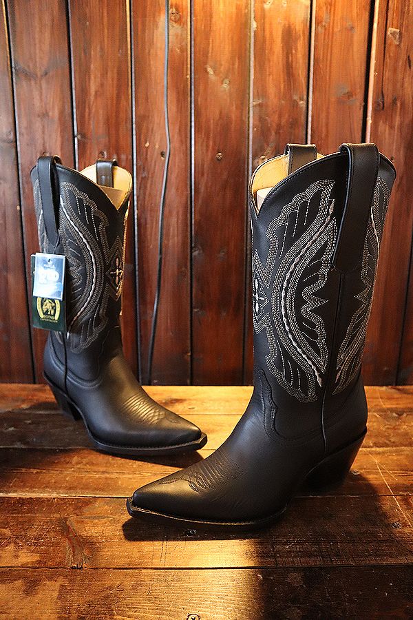 BOTAS JE-VER レディース カウボーイ ブーツ 1138/NEGRO ヘーベル