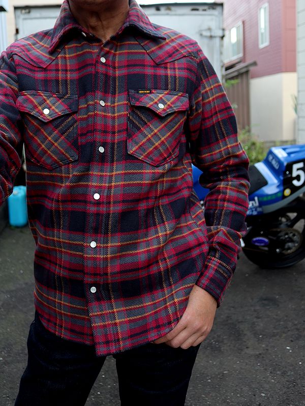 IRON HEART アイアンハート IHSH-403 UHFウエスタンシャツ-ピンク