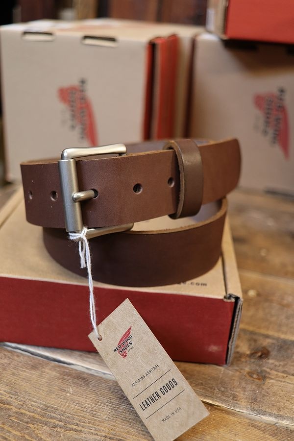 RED WING レッドウイング 96550 Red Wing Leather Belt / Amber