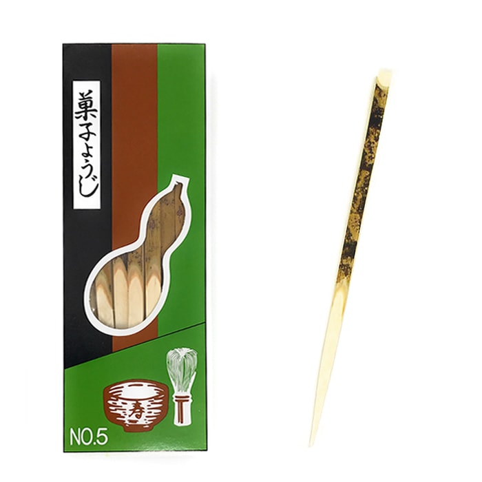 茶道具 菓子切り 楊枝 黒文字 5寸（約15cm） 18本入