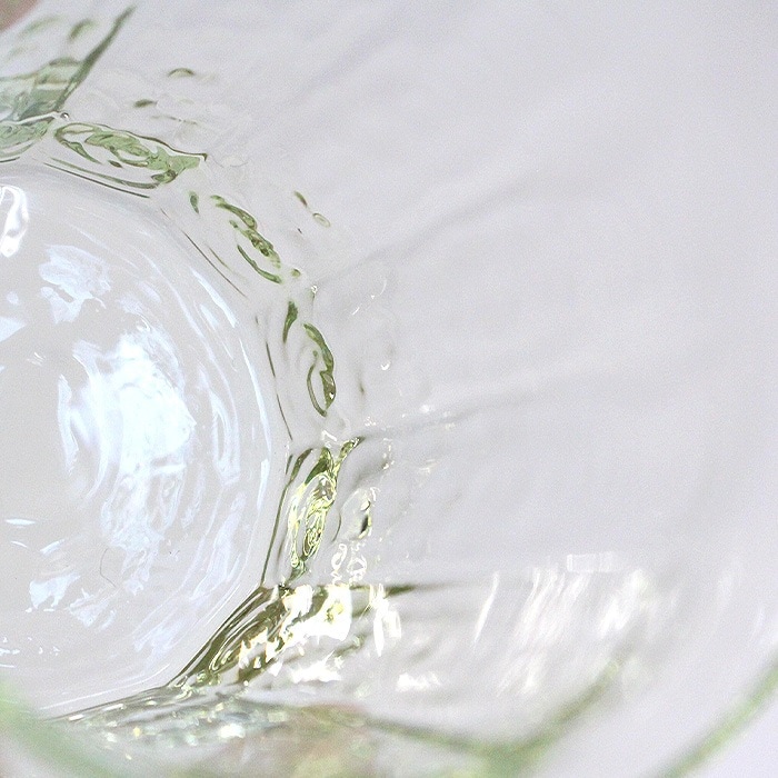 吹きガラス 水口智貴 いぐさガラス そばチョコ 口径7.5×高7cm [化粧箱付]