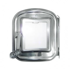 時計型薪ストーブ用 ガラス付き替え扉 ASW-GK | 鉄板製薪ストーブ