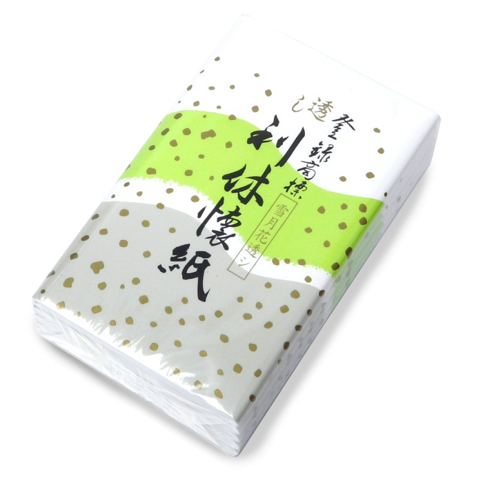 茶道具 懐紙 かいし 透し懐紙 雪月花 5帖（150枚）入り | 懐紙