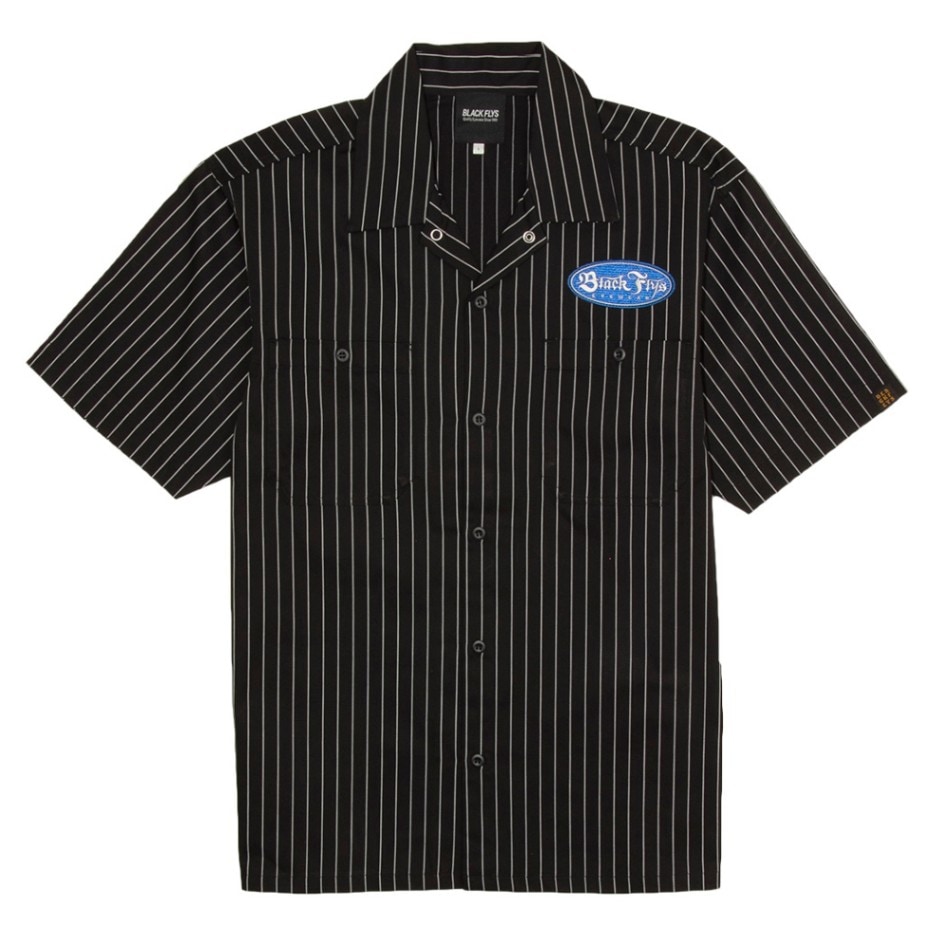 OVALOG S/S WORK SHIRT BLACK FLYS 公式ストア