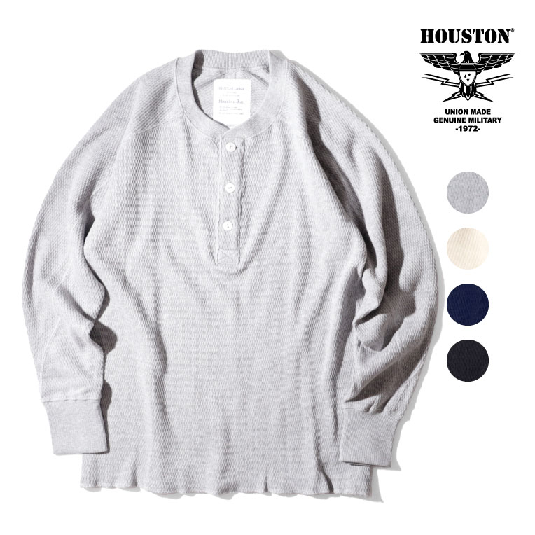 HOUSTON / ヒューストン 20972 HEAVY THERMAL H/N L/S TEE / ヘビー