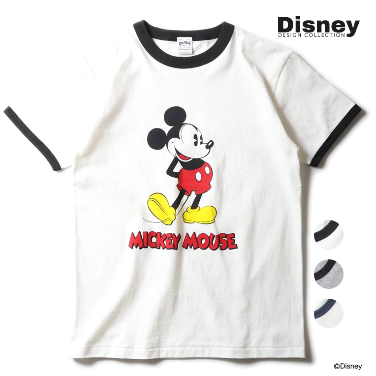 HOUSTON / ヒューストン 22225 【HOUSTON】 MICKEY PRINT RINGER S/S