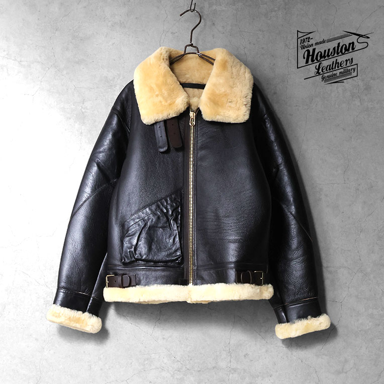 HOUSTON / ヒューストン 8231BC MOUTON B-3 FLIGHT JACKET -1POCKET