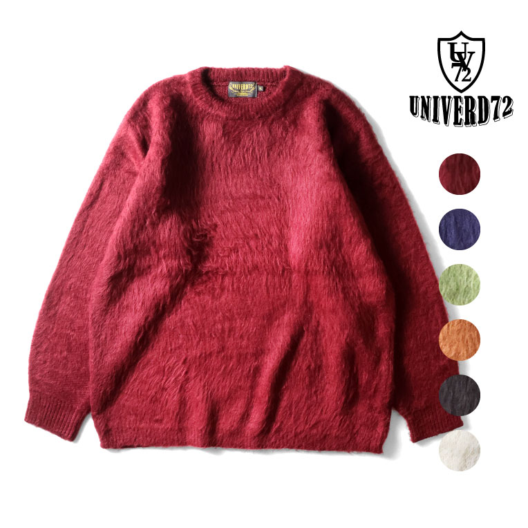 UNIVERD72 / ユニバード72 22327 MOHAIR TOUCH SWEATER / モヘアタッチ