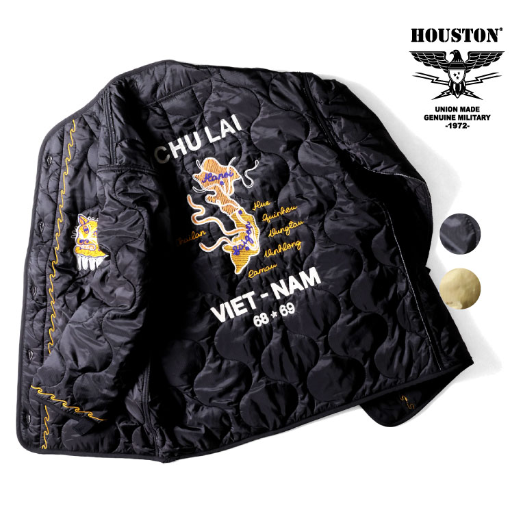 HOUSTON / ヒューストン 51513 EMBROIDERY M-65 LINER / 刺繍M-65