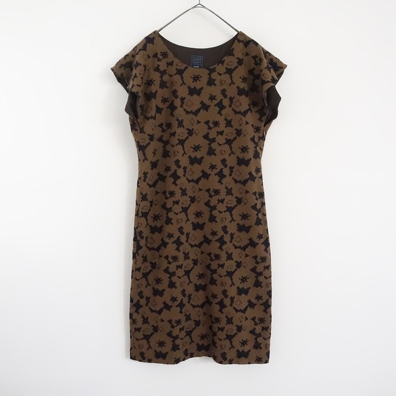 ミナペルホネン mina perhonen tarte 刺しゅうノーズリーブワンピース