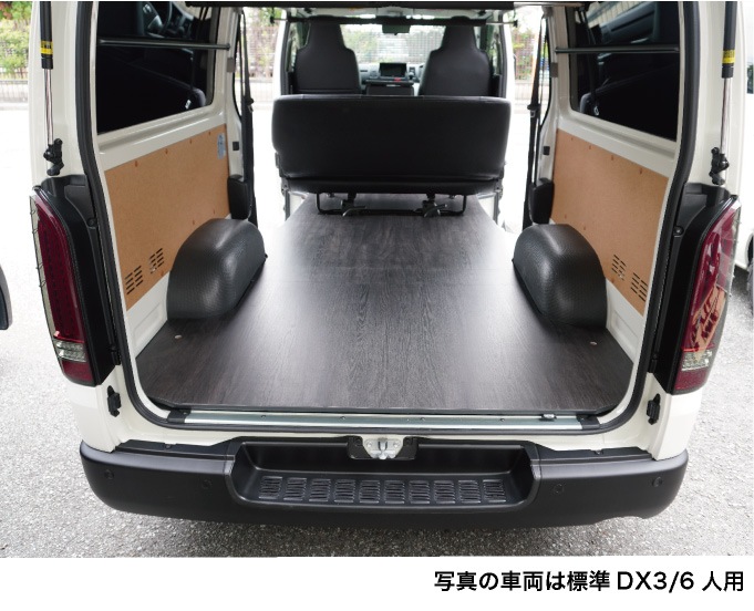 ハイエース200系 標準DX3/6人用 床張りキット フルフロアパネル プロ