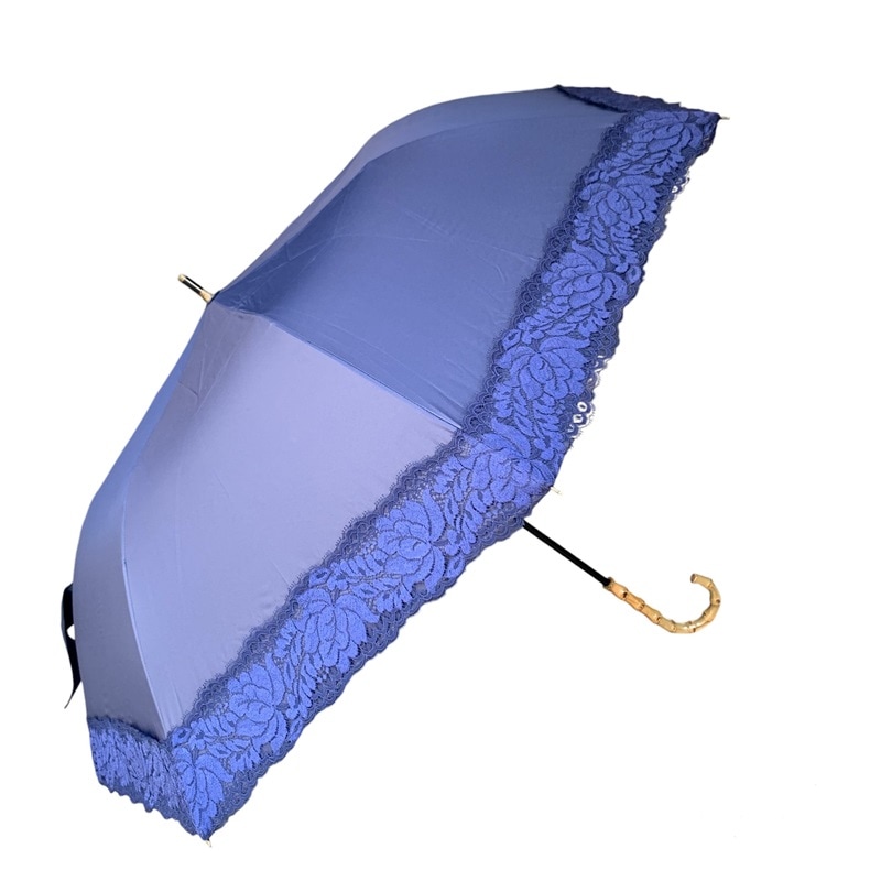 傘・折りたたみ傘・日傘の販売 ショートワイド傘 【高級リバーレース