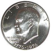 アメリカ 建国200年記念 1ドル銀貨 1976-S UNC | アメリカの貨幣,1ドル