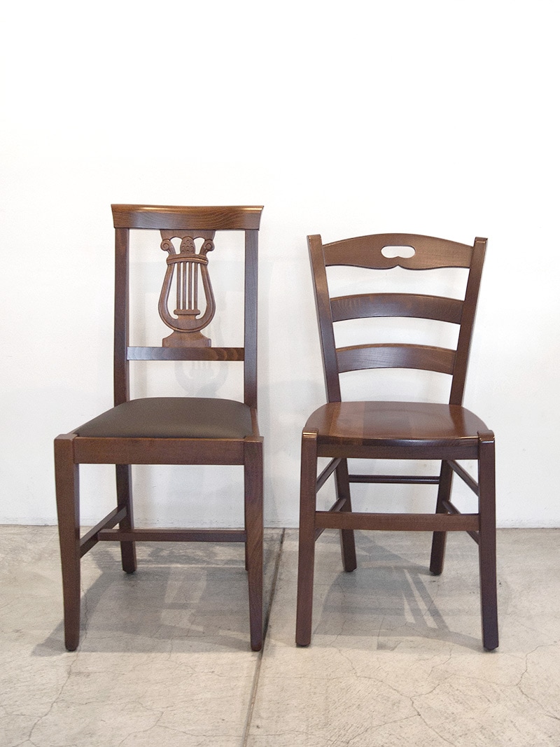 イタリアン 木製ダイニングチェア｜イデア