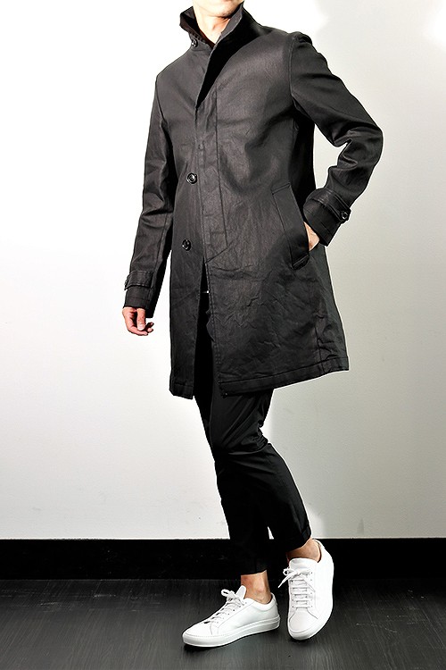 20%OFF】junhashimoto スタンドカラーコート 1011910004