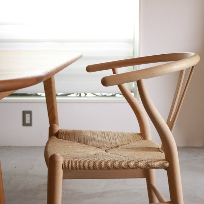 CH24 Yチェア ナチュラルペーパーコード（オーク材・ブラック塗装