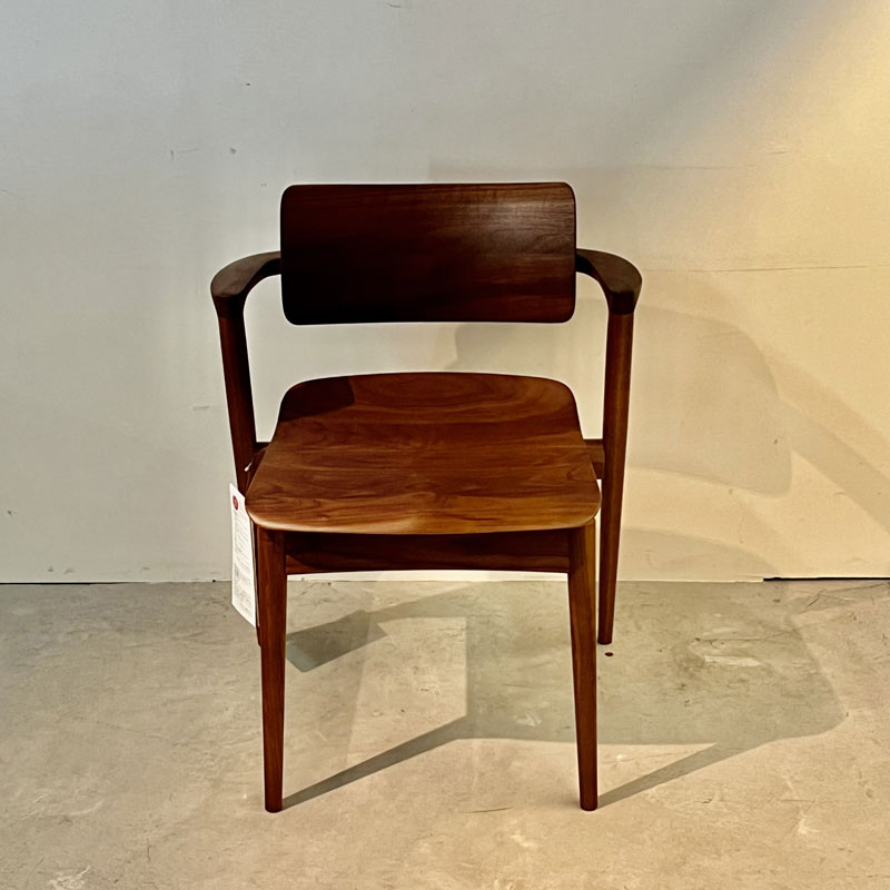 OUTLET】SEOTO-EX セミアームチェア（板座） ウォールナット | SALE