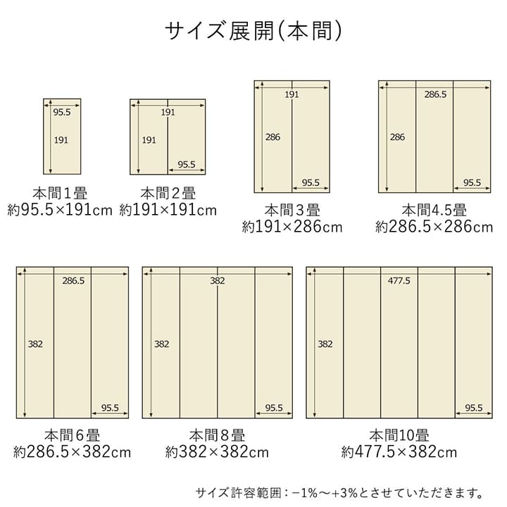 畳の上に敷く カーペット 日和 PP 洗える 水洗い｜イケヒコ公式通販