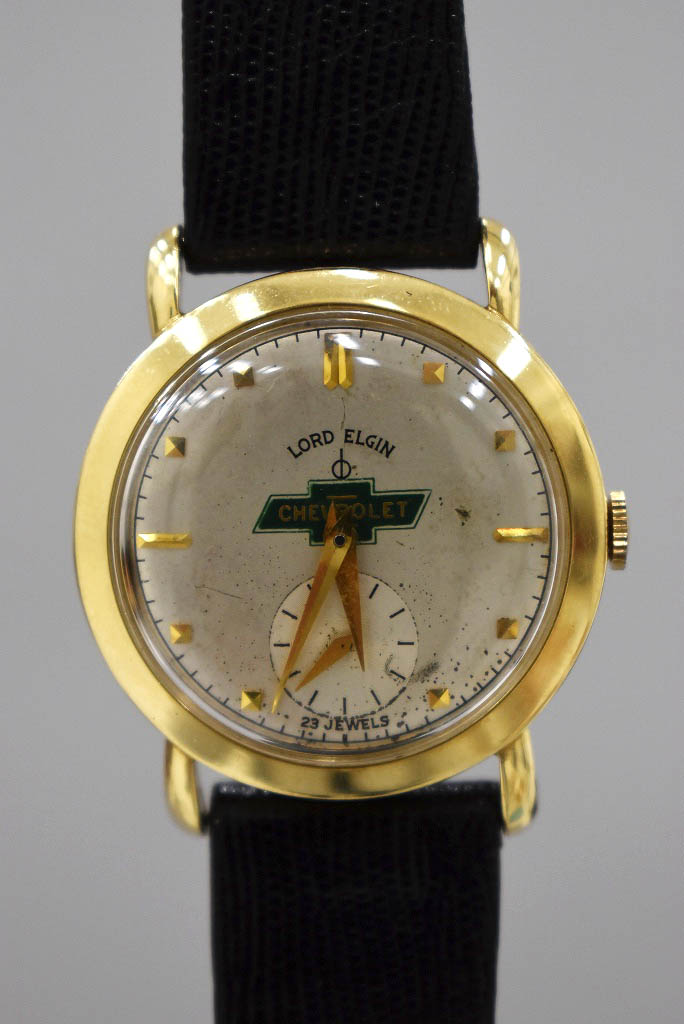 107955 腕時計 1960年代初頭 14K ELGIN Chevrolet エルジン シボレー