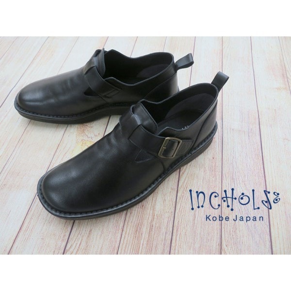 No.M1012☆メンズインコルジェ☆ベルトカジュアルシューズ☆本革☆日本製