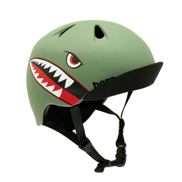 BERN】NINO カラー：matte moss green バーン ヘルメットキッズ 子供