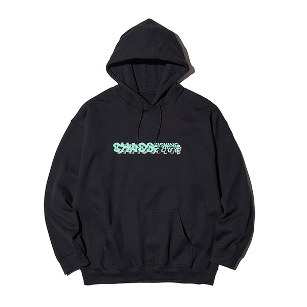 Chaos Fishing Club】ROAD OF THE SEA HOODIE black カオス