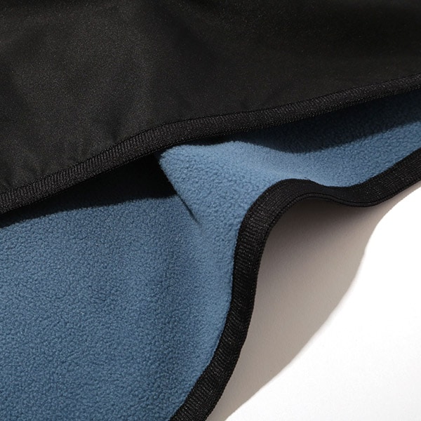 DIASPORA】POCKETABLE MAFFLER blue black ディアスポラ マフラー