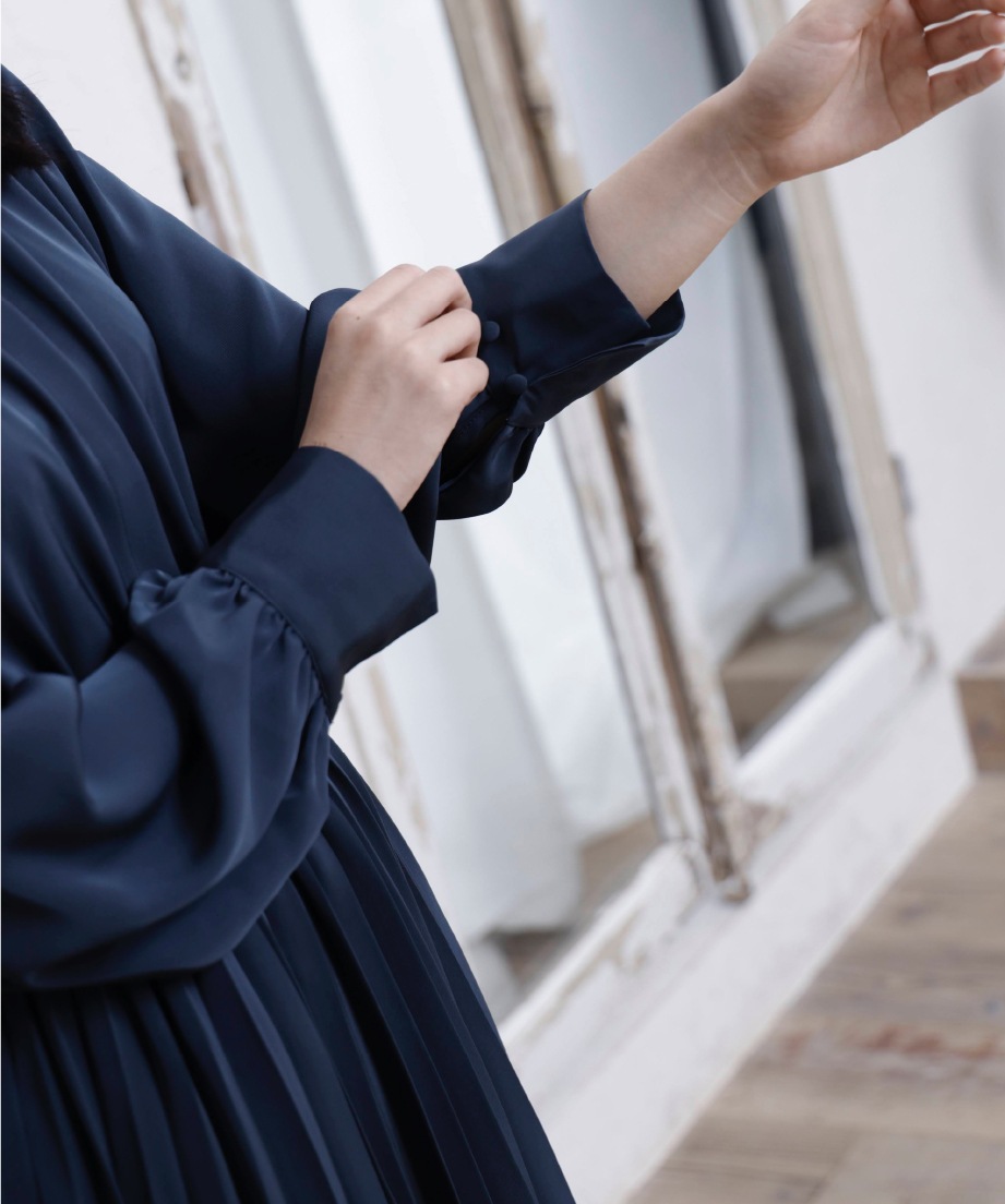 切り替えフレアワンピース｜is amulet.公式通販サイト