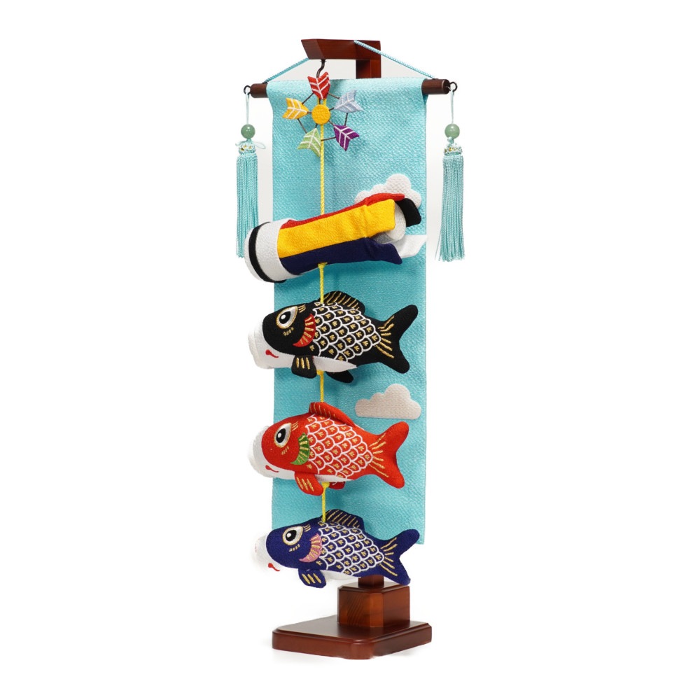 つるし飾り】空色飾り鯉のぼり(小) 〈男の子〉[225T-098] ｜雛人形・五