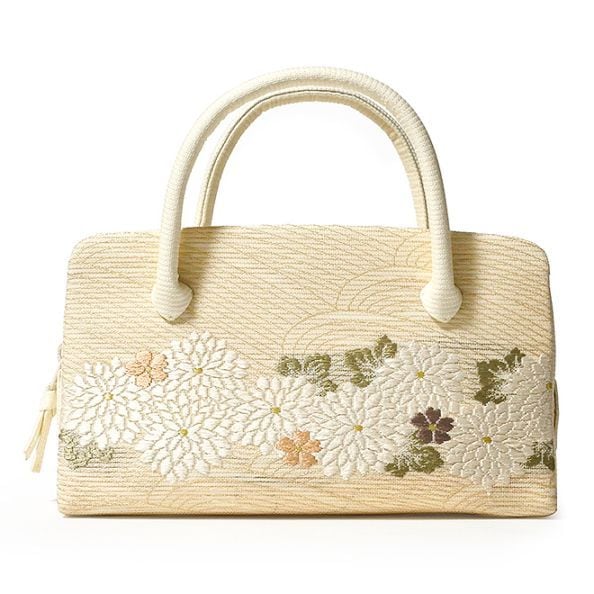 夏の葵バッグ「花菱文」｜和装バッグ 着物用バッグ