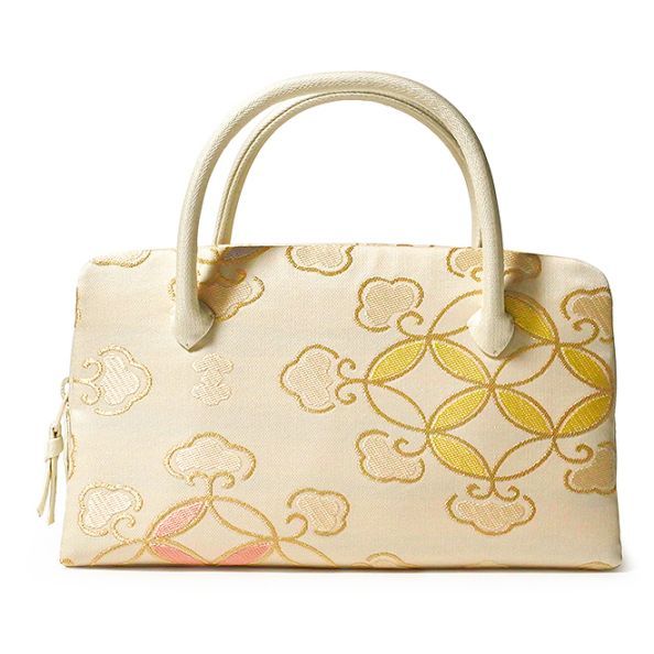 葵バッグ「花冠文」｜和装バッグ 着物用バッグ