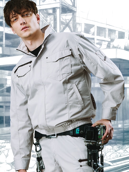 Z-DRAGON】74010 空調服(R)長袖ブルゾン(ファン無し) [春夏]通販ページ