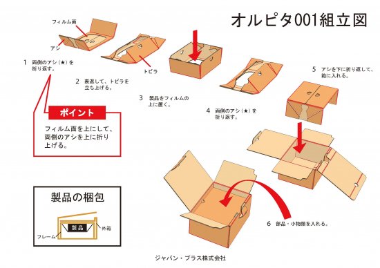 J1-BOX オルピタ001タイプ サンプルセット（1組）※全国一律送料込商品